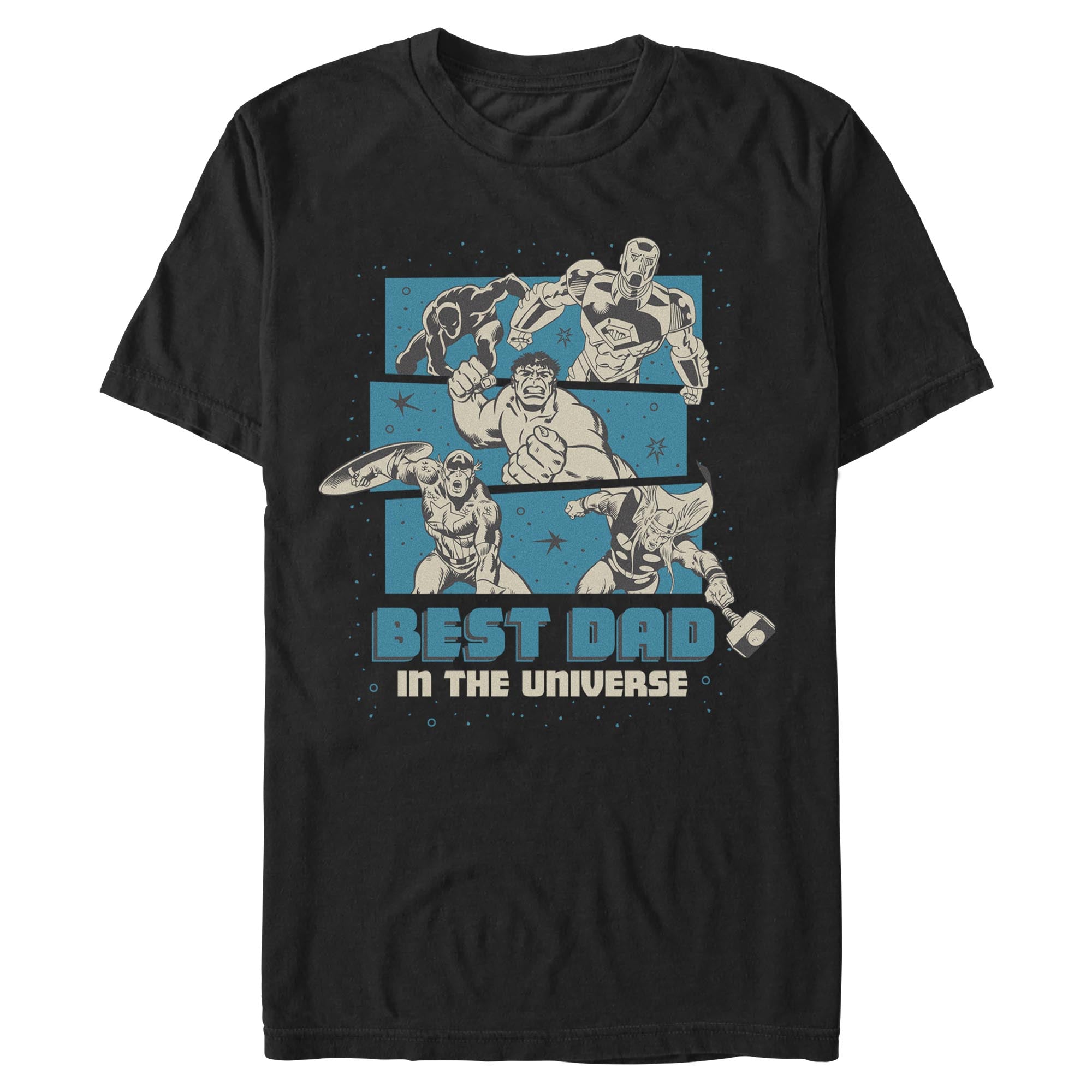 Men's Marvel Best Dad T-Shirt