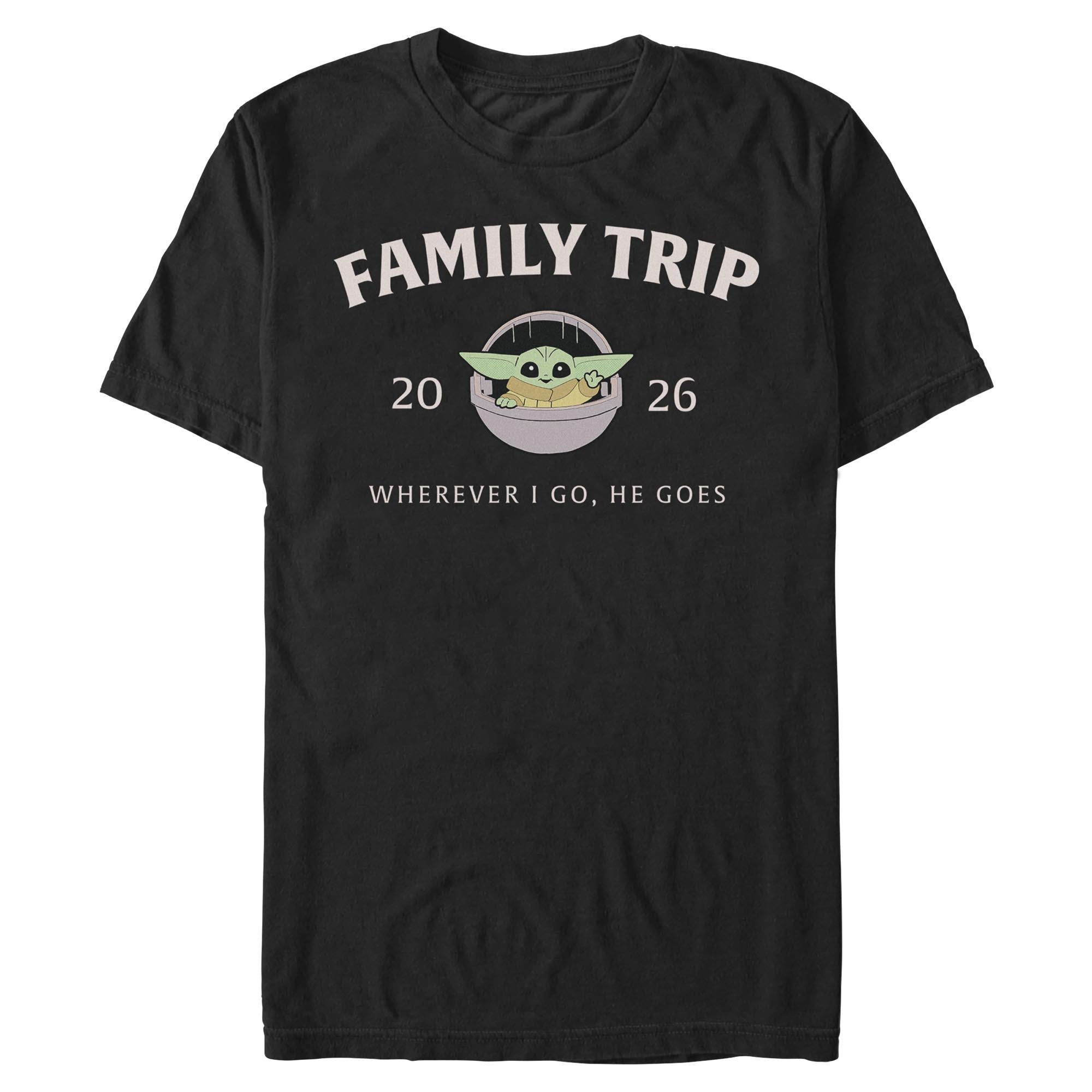 Men's Star Wars Grogu Family Trip T-Shirt