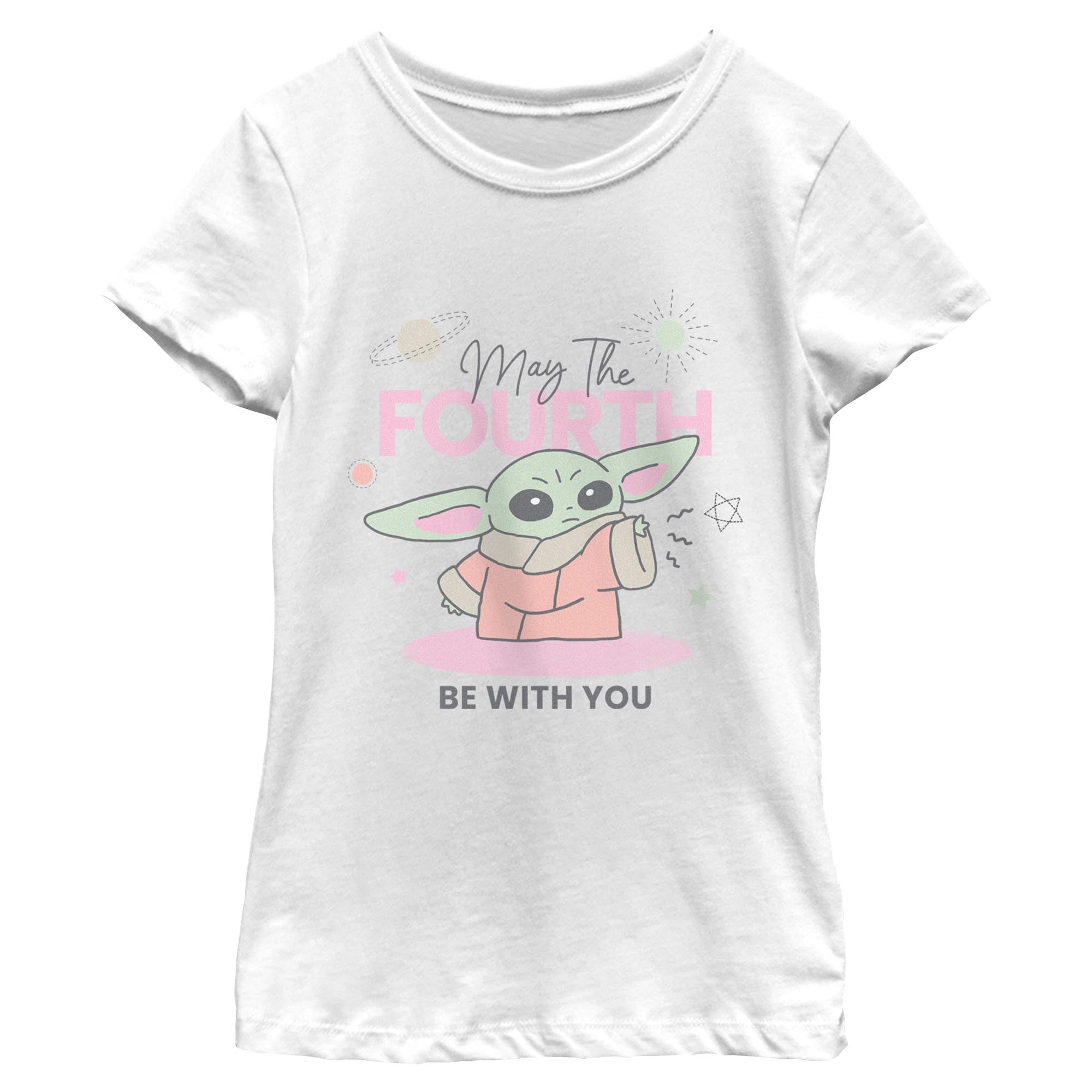 Girl's Star Wars Grogu May The Fourth T-Shirt