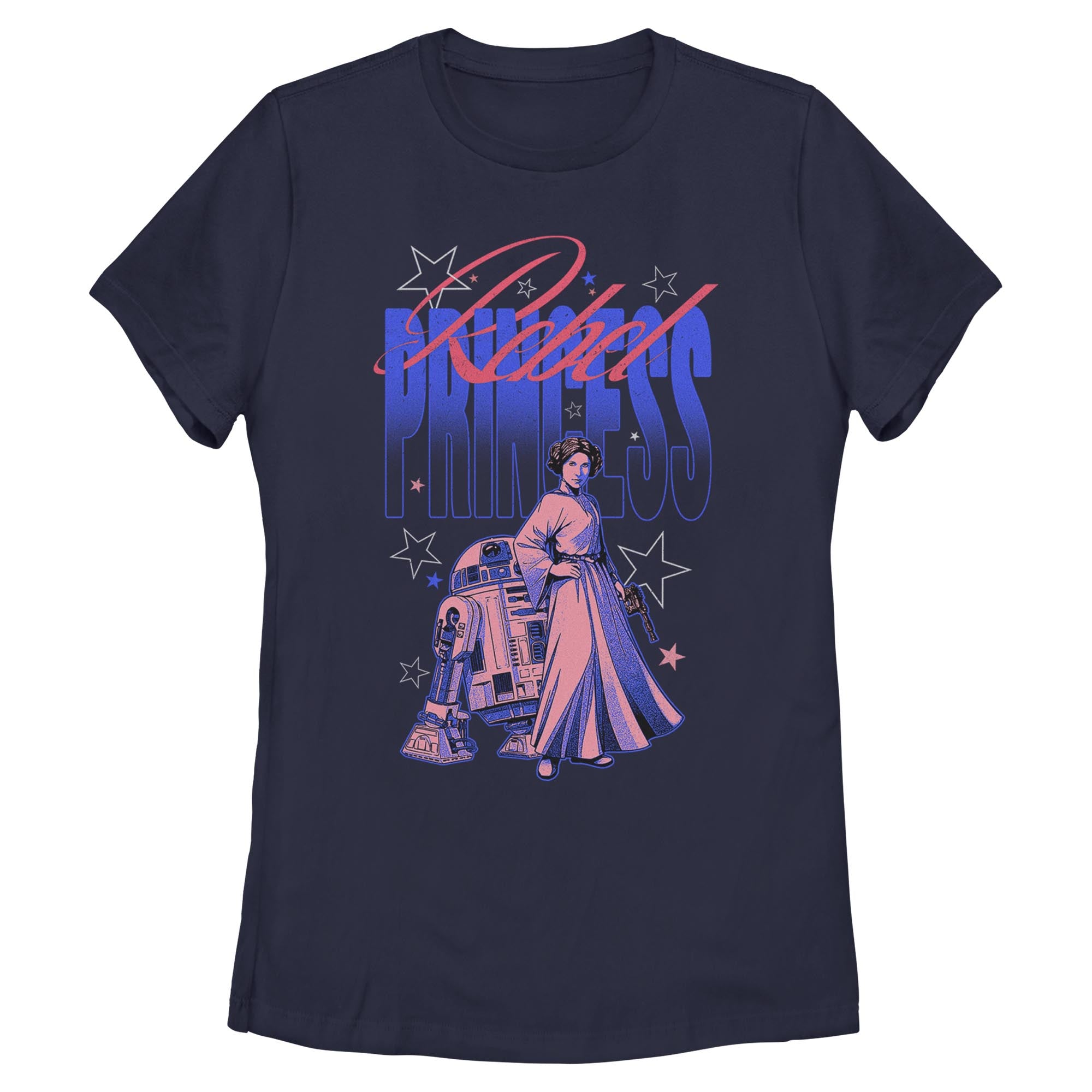 Women's Star Wars Rebel Princess Stars T-Shirt
