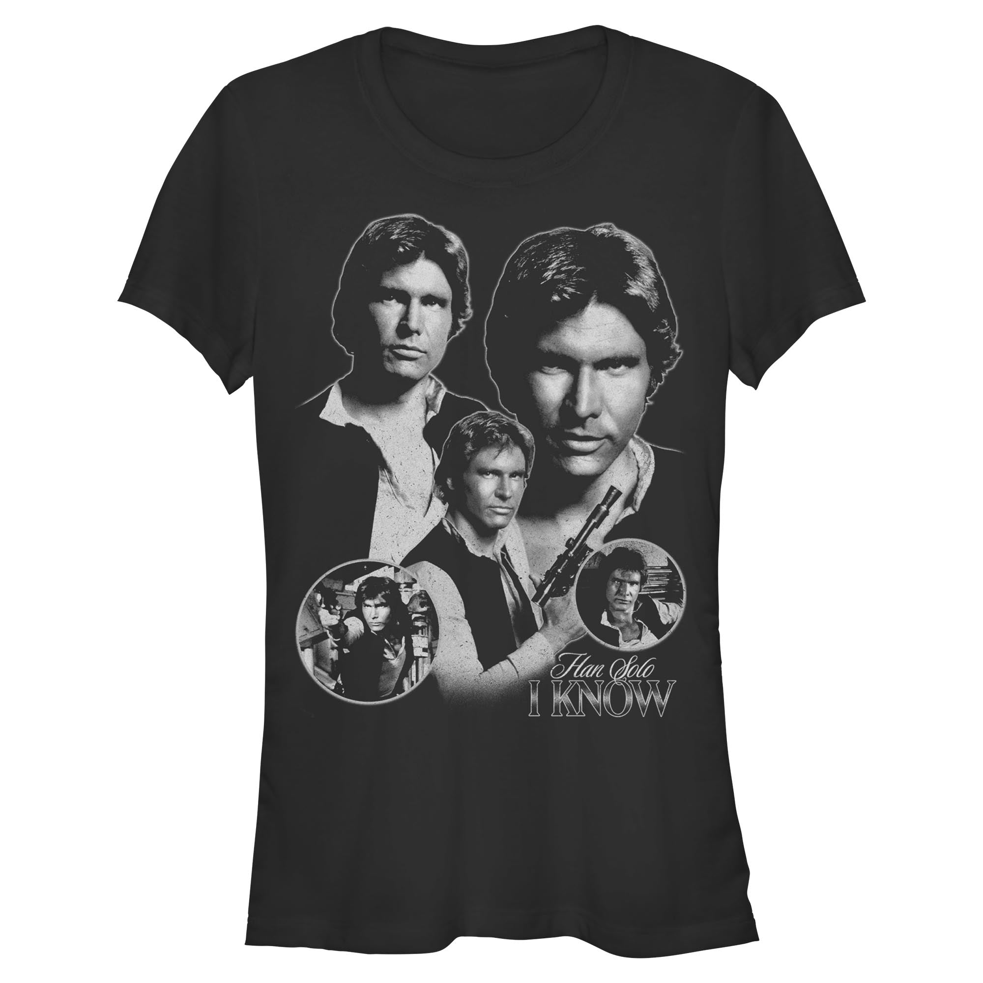 Junior's Star Wars Han Solo I Know T-Shirt
