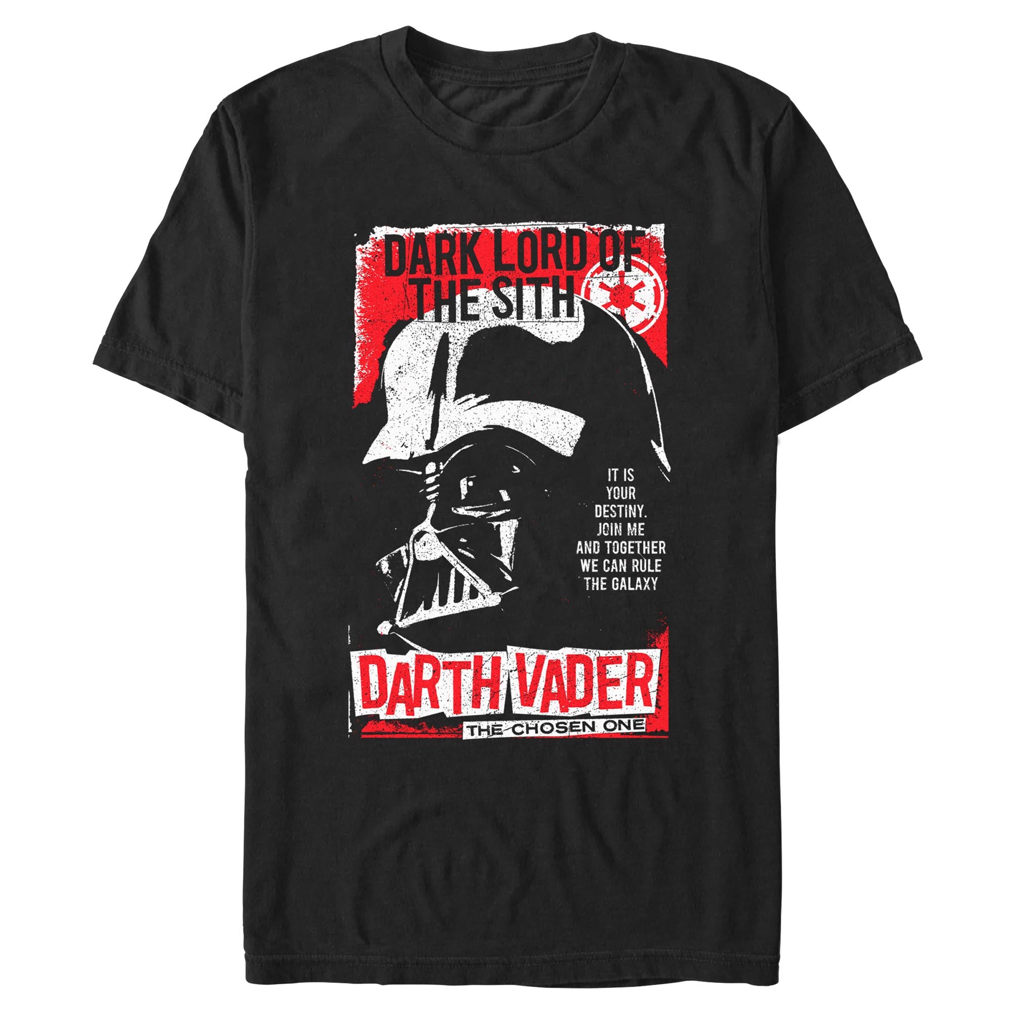 Men's Star Wars Dark Sith Poster T-Shirt