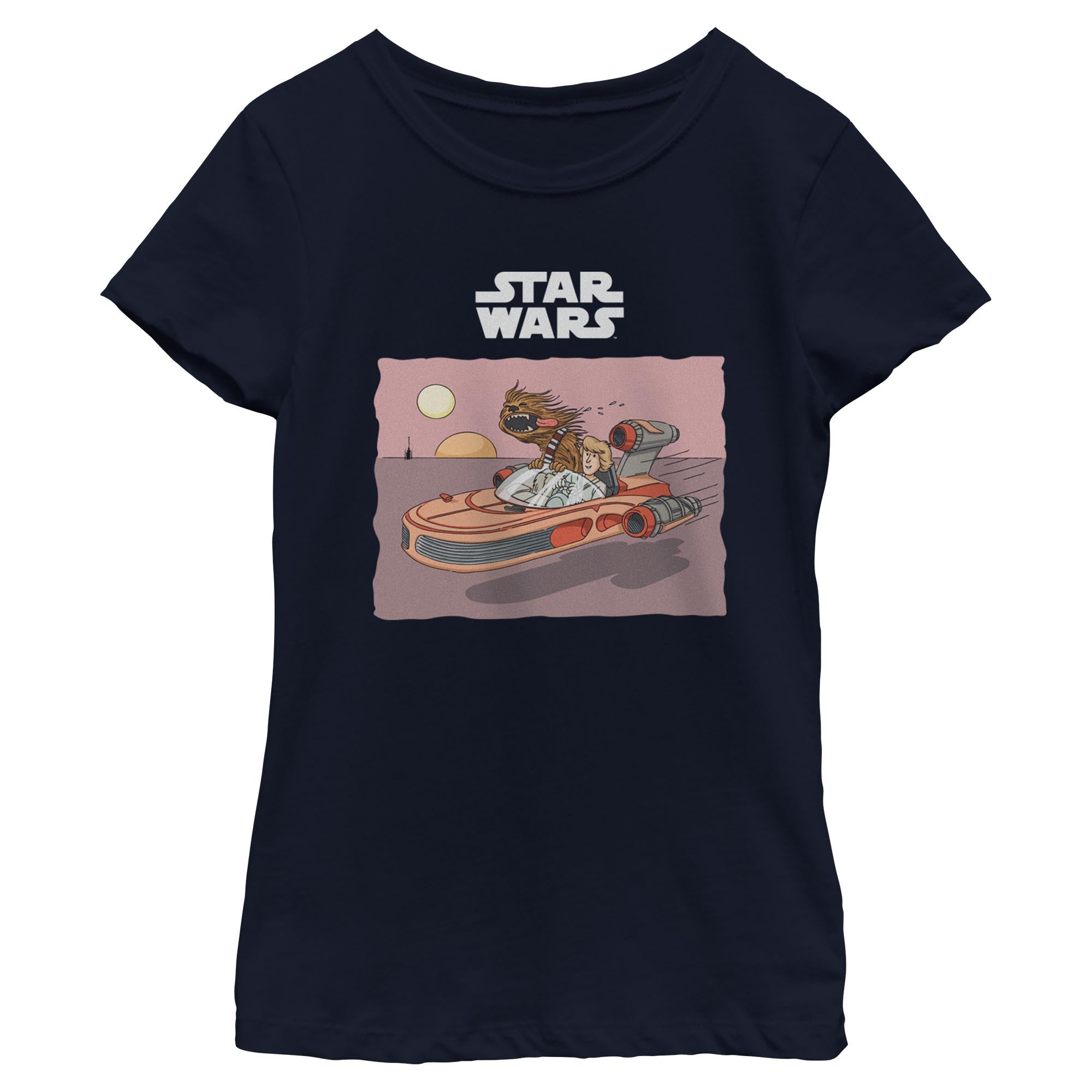Girl's Star Wars Friends Traveling T-Shirt